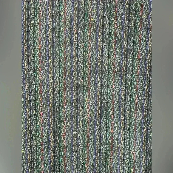 Vintage Counterparts Wool Blend Multicolor Stripe Tweed Blazer Women’s Size 6 - Picture 11 of 13